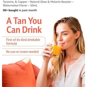 Zeria Drinkable Skin Drops - Watermelon Flavor self tanning drops 60ml